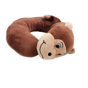 Northpoint Kids Monkey Neck Pillow Travel Head Rest Plush Stuffed Animal
